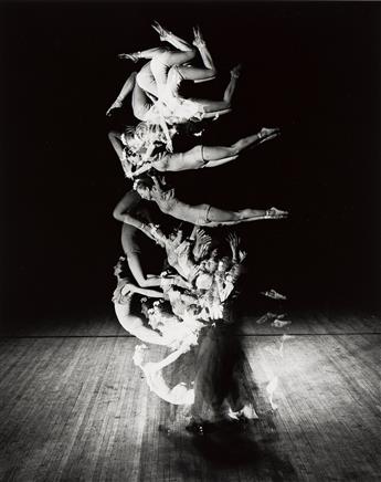 HAROLD EDGERTON (1903-1990) A selection of 3 athletic photographs. 1940-60; printed circa 1980.